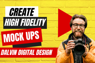 design a mockup for your website or app