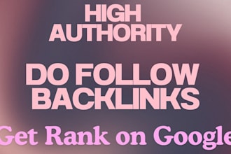 do high da do follow backlinks to get higher rank on google
