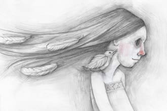illustrate children book pages for you
