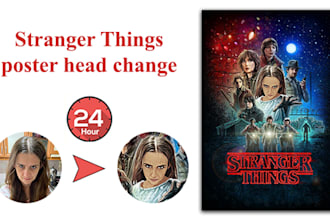 customize the poster for stranger things for you