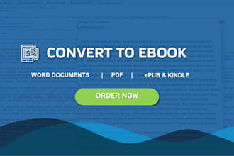 convert your document or story into an ebook