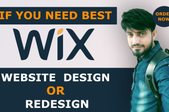 do design or redesign or dynamic wix website