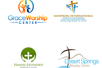 do modern church or ministry logo