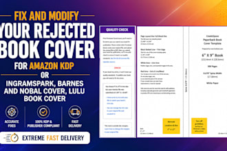 resize your cover for amazon kdp, ingramspark, lulu, barnes and noble