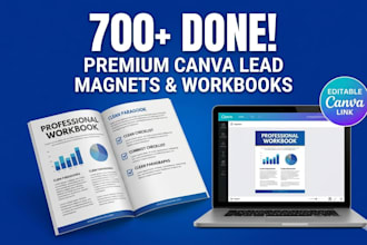 design canva lead magnet, ebook, or workbook