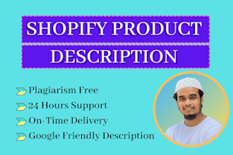 write shopify product descriptions, lifestyle, clothing, ecommerce copywriting