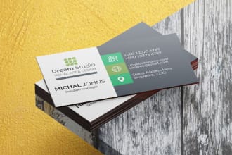 design professional business card and office stationary