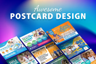 design an awesome eddm postcard for you