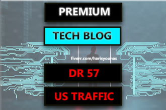 tech guest post on dr57 high authority HQ website instantly