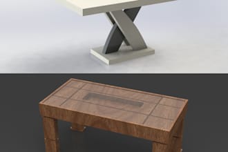 design and model furniture or decoration with realistic