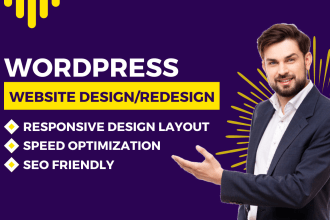 design, redesign, revamp, clone or wordpress website with elementor pro