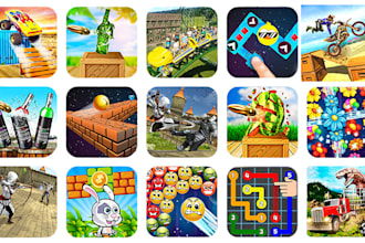 design game icon, logo, screenshots and game ui