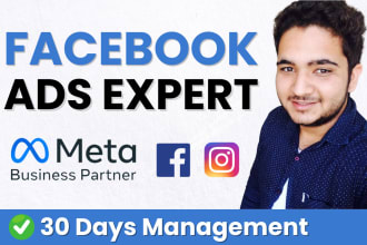 be your facebook ad manager for 30 days