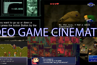 create a script for your video game cinematics
