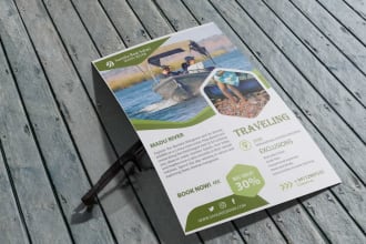 design bussiness flyer,poster card and attractive leaflet