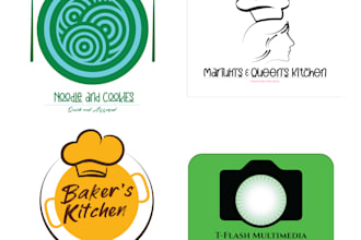 design flat minimalist logo