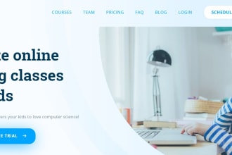 develop and design an online training website