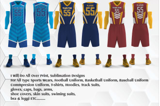 designs and manufacturer basketball, baseball, football sportwear uniforms