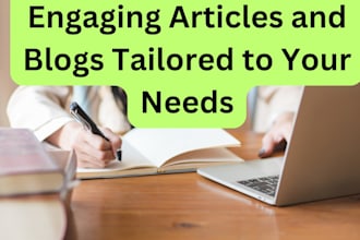 write articles on any industry or product with 500 words