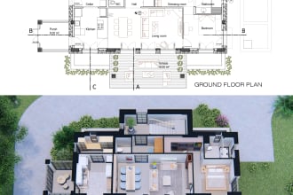 design architectural masterplan and create 3d model renders