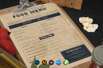 do restaurant menu board design, cafe menu design