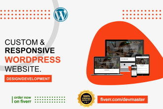 build professional wordpress website design and ecommerce website