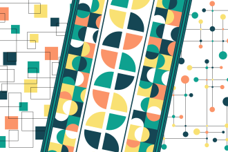 create retro or modern geometric patterns or backgrounds
