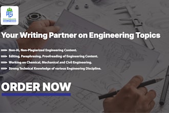 write on chemical mechanical civil engineering topic