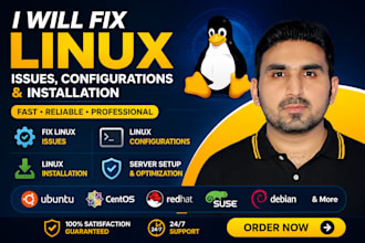 fix linux issues, linux configurations, linux installation