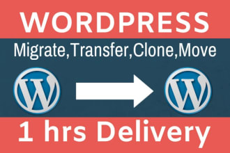 migrate, clone, transfer word press site with in 1 hr