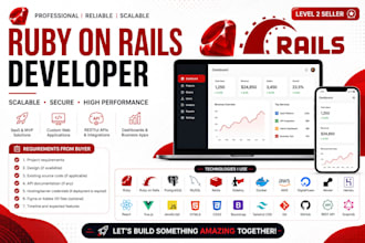 develop fix customize and scale ruby on rails web application