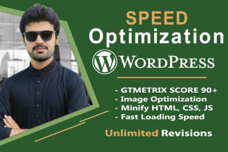 do wordpress page load speed optimization in 24 hours