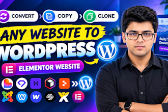 copy clone convert hostinger ai, replit, durable, lovable or wix to wordpress
