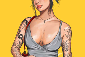 draw your portrait to digital art