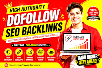 build high authority dofollow seo backlinks