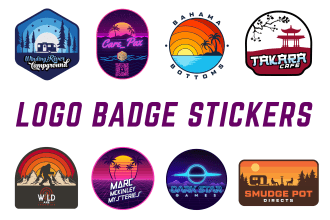 make sticker, badge patch logo designs