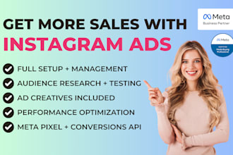 be your professional instagram ads campaign manager