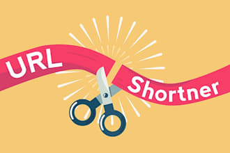 give URL shortener fully customizable website