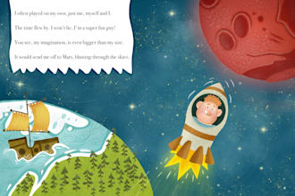 Top 10!  illustrate an amazing children book
