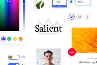 customize salient,  enfold, bridge, jupiter, porto theme, etc