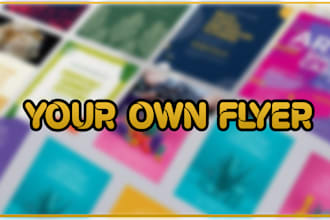 design your own flyer