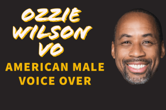 record an american english male voiceover