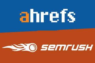 provide ahrefs and semrush reports for your website