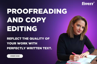 proofread and copy edit your text, website copy, or docs