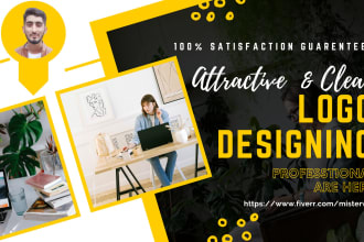 design an attractive clean and modern logo in just 24 hours
