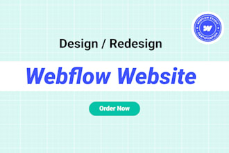 design responsive webflow website