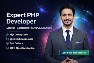 develop custom PHP web apps with laravel and codeigniter