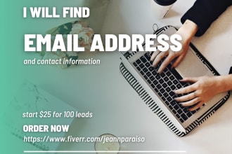 find email address and contact information