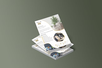 design attractive flyer, brochure in 24hours