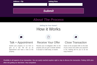design a lead generation website